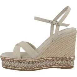 Tamaris 1-28363-20 Keilsandale Damen Keilsandaletten - Beige