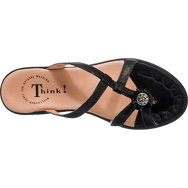 Think! Nanet Klassische Sandaletten - Schwarz 8 Think! Nanet Klassische Sandaletten - Schwarz – Bild 6