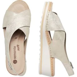 Remonte R6051 Klassische Sandaletten - Gold -CELENA-Shop 7563517 06
