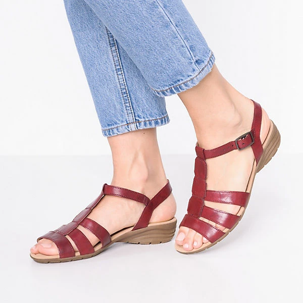 Gabor Klassische Sandaletten - Rot 4 Gabor Klassische Sandaletten - Rot – Bild 2